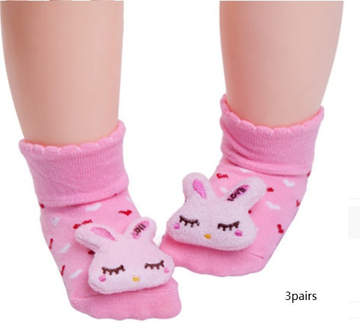 Cute Baby Animal Doll Baby Three-dimensional Socks - Little Luppo