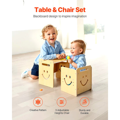Montessori Weaning Table and Chair Set - View 4 | Little Luppo