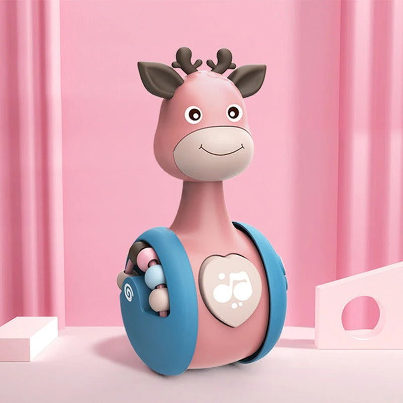 Sliding Deer Baby Rattle Tumbler - Little Luppo