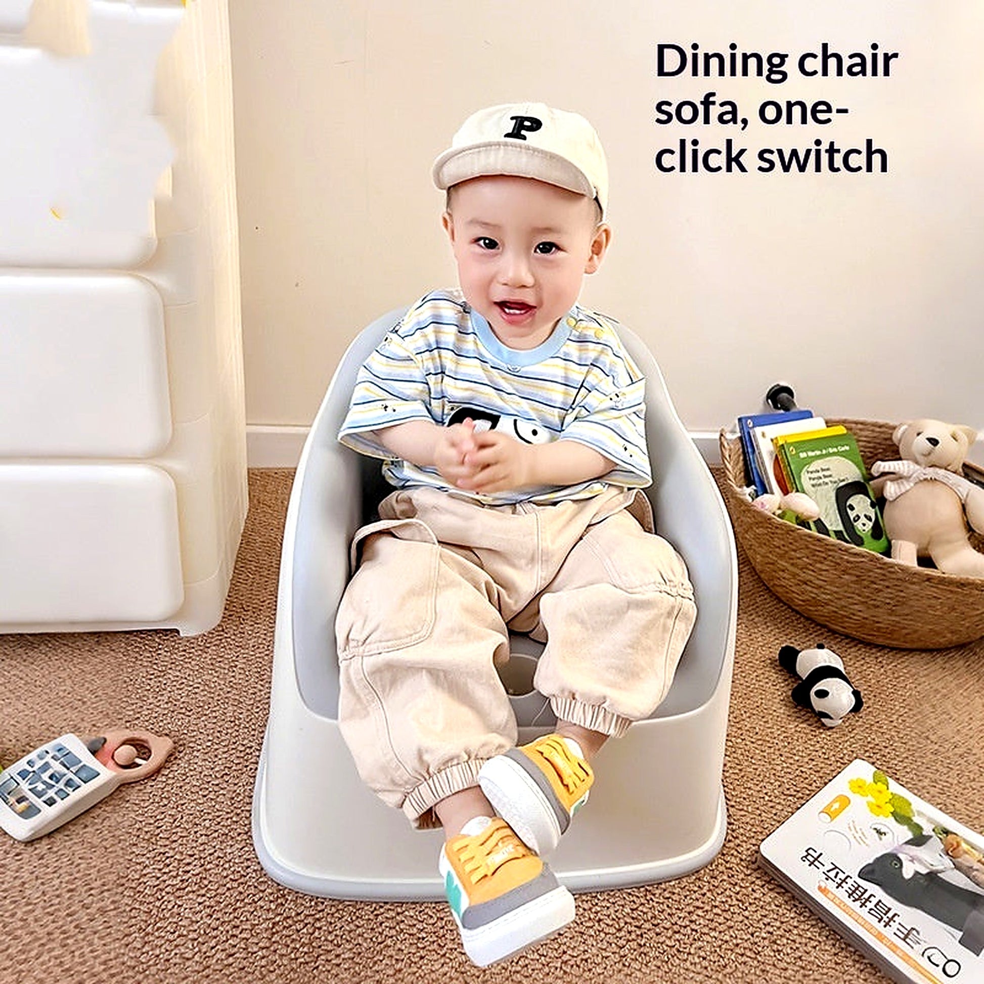 Convertible Baby High Chair - View 4 | Little Luppo