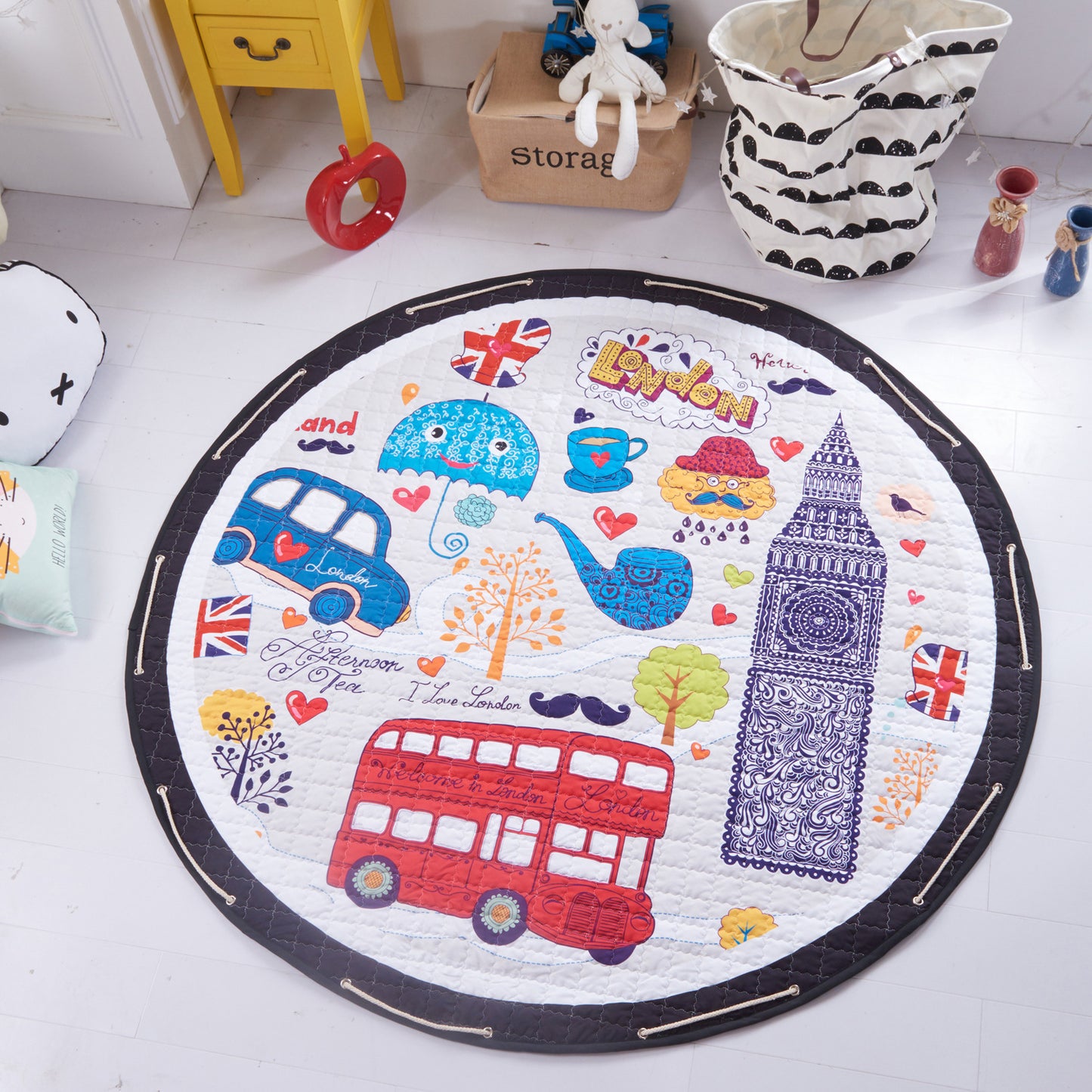 Round Baby Crawling Play Mat - Little Luppo