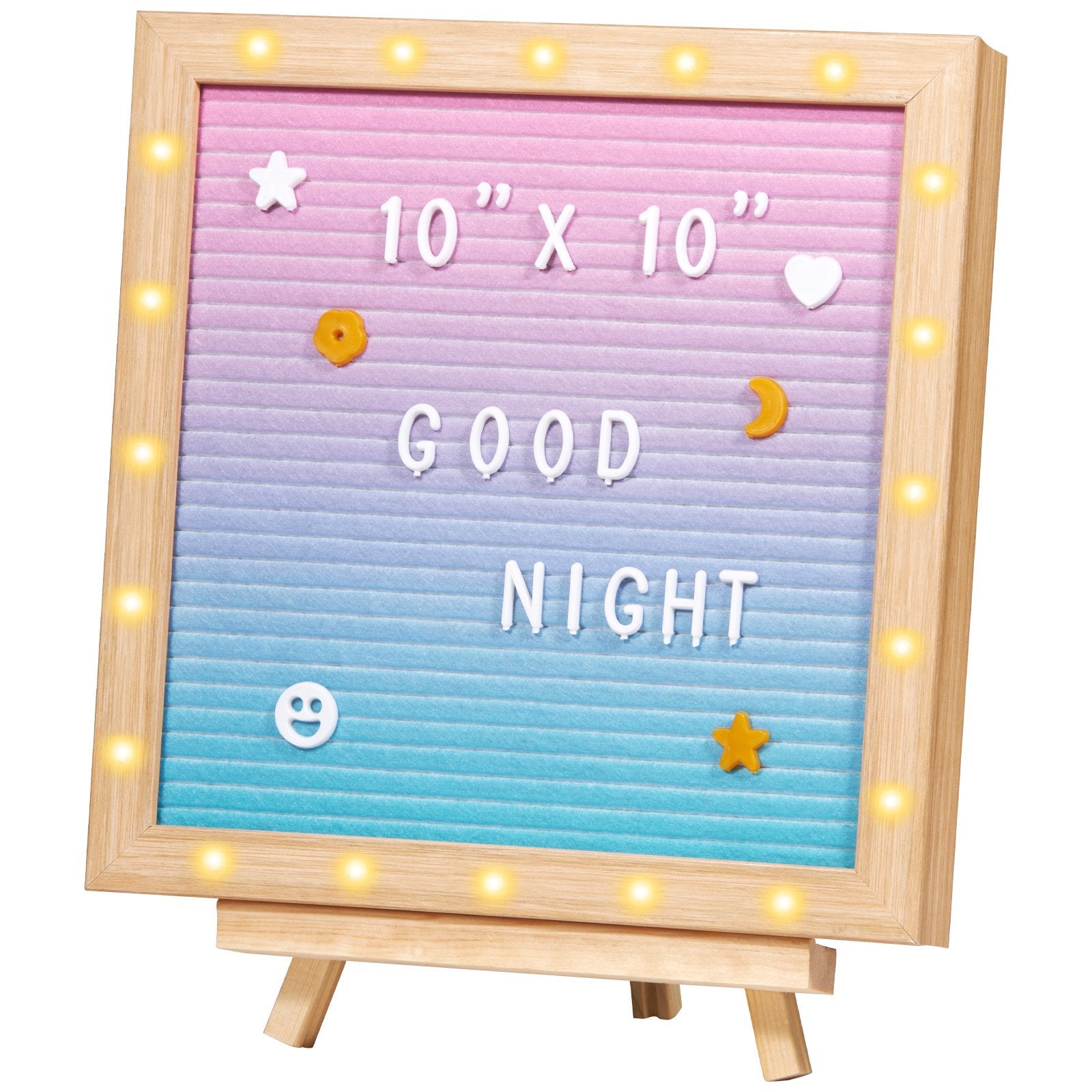 Gradient LED Felt Letter Board - Little Luppo