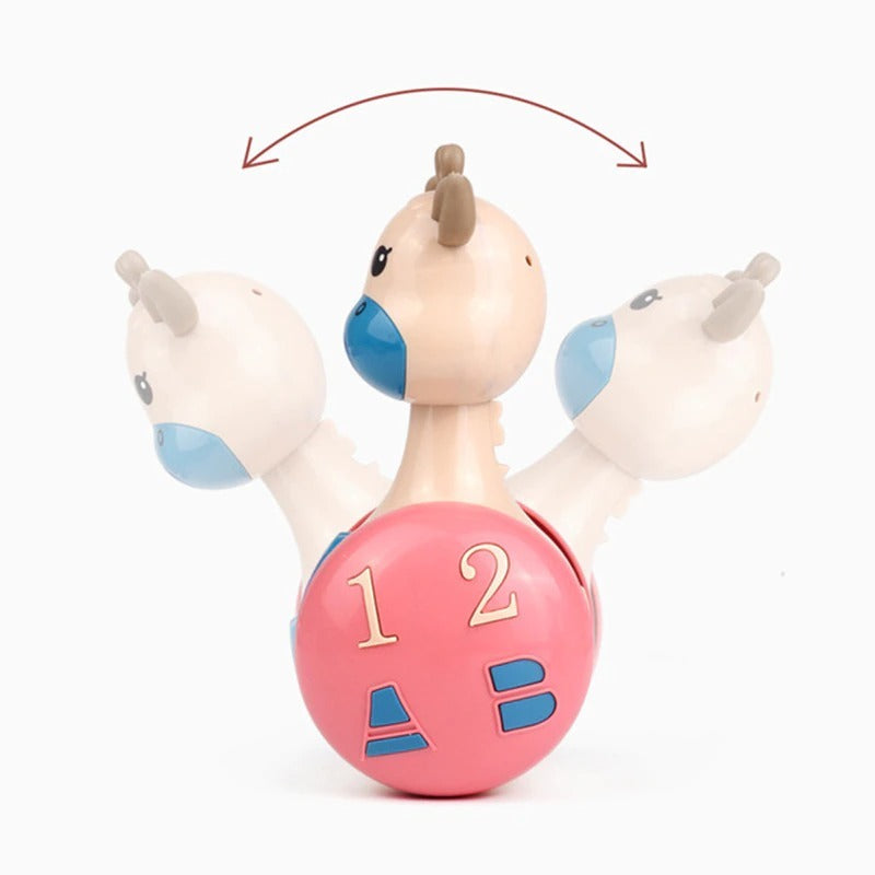 Sliding Deer Baby Rattle Tumbler - Little Luppo