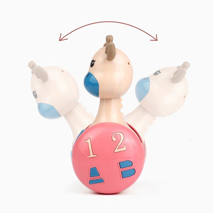 Sliding Deer Baby Rattle Tumbler - Little Luppo