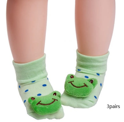 Cute Baby Animal Doll Baby Three-dimensional Socks - Little Luppo
