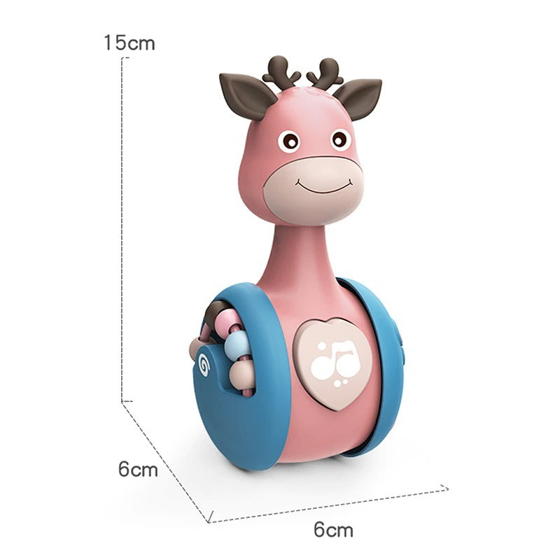 Sliding Deer Baby Rattle Tumbler - Little Luppo