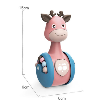 Sliding Deer Baby Rattle Tumbler - Little Luppo