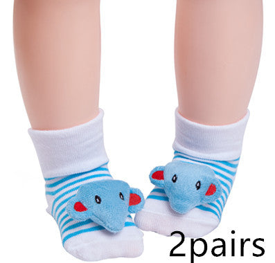 Cute Baby Animal Doll Baby Three-dimensional Socks - Little Luppo