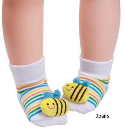 Cute Baby Animal Doll Baby Three-dimensional Socks - Little Luppo