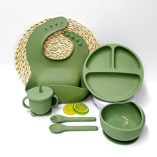 Infant And Toddler Feeding Training Silicone Suction-cup Placemat And Silicone T - Premium Changing Essentials for Babies | Little Luppo