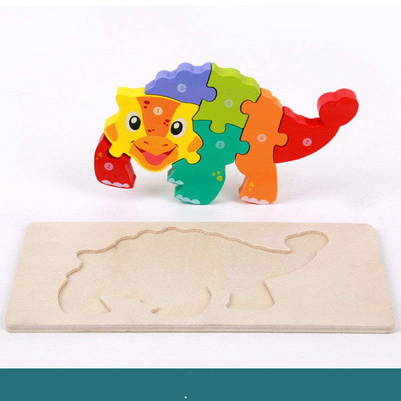 Children's Educational Toys Wooden Three-dimensional Montessori - Little Luppo