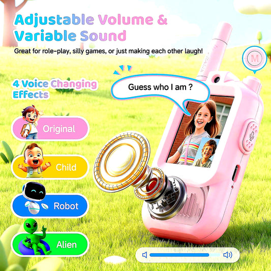 Kids Cartoon Walkie Talkie Set - Premium Educational Toys for Babies | Little Luppo
