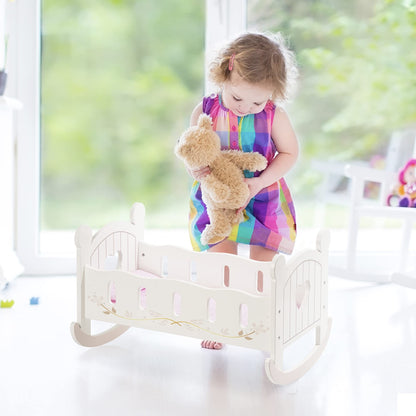 Wooden Doll Cradle - Little Luppo