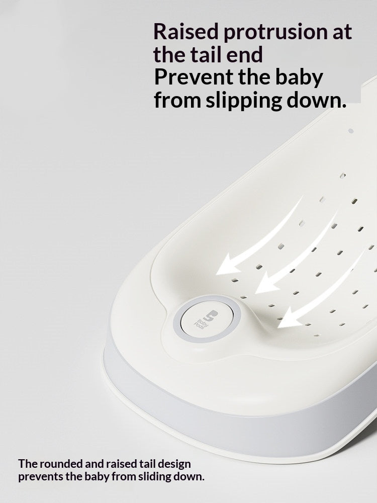Newborn Baby Bath Support With Adjustable Non-Slip Bath Rack - View 2