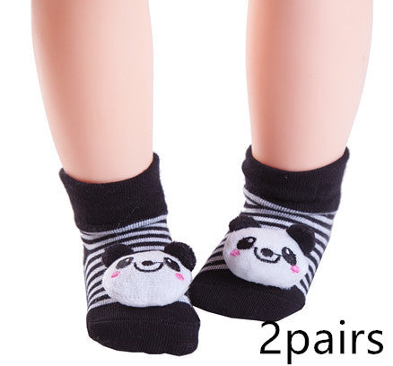 Cute Baby Animal Doll Baby Three-dimensional Socks - Little Luppo
