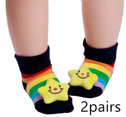 Cute Baby Animal Doll Baby Three-dimensional Socks - Little Luppo