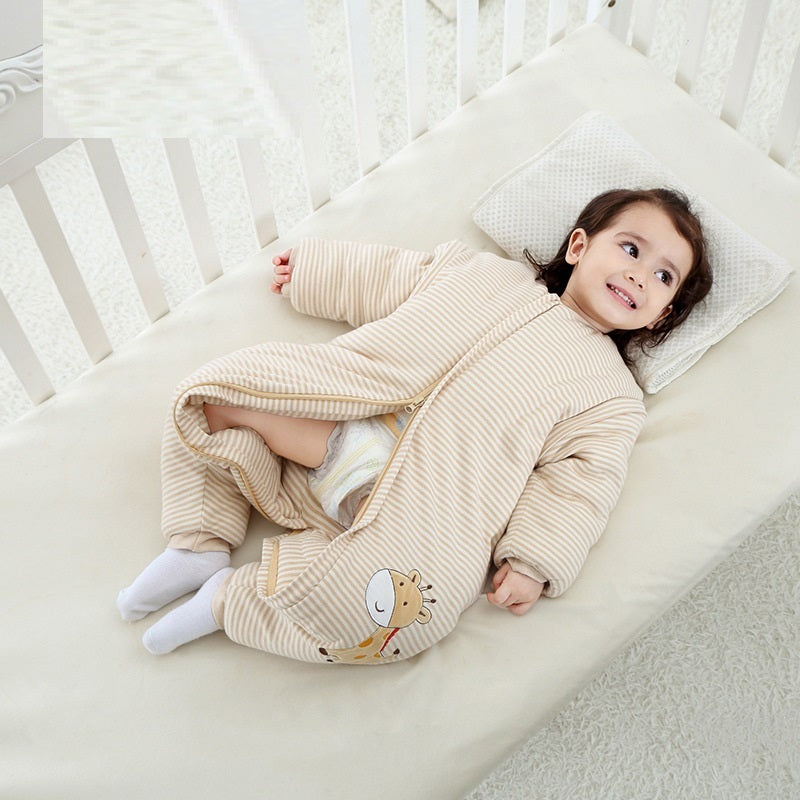 Cartoon Cotton Anti‑Kick Sleep Sack - Little Luppo
