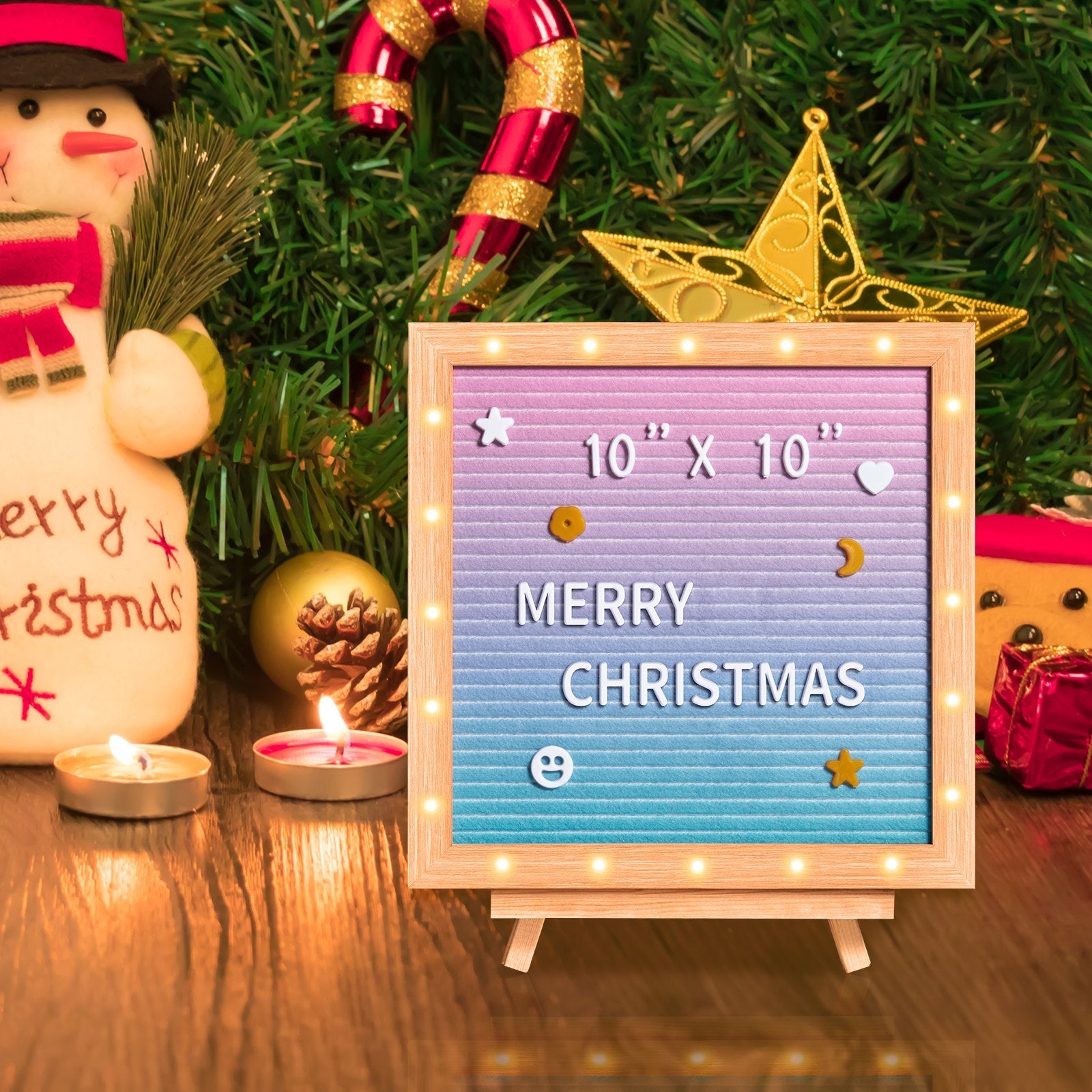 Gradient LED Felt Letter Board - Little Luppo