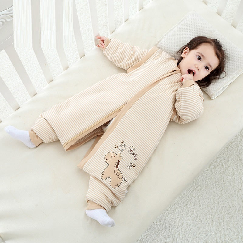Cartoon Cotton Anti‑Kick Sleep Sack - Little Luppo