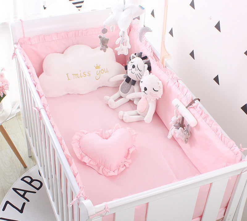 Plush Anti‑Collision Baby Bed Bumper - Little Luppo