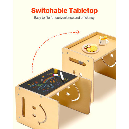 Montessori Weaning Table and Chair Set - Detail View | Little Luppo Baby Store