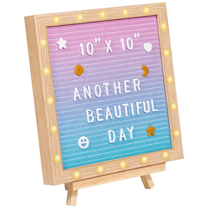 Gradient LED Felt Letter Board - Little Luppo