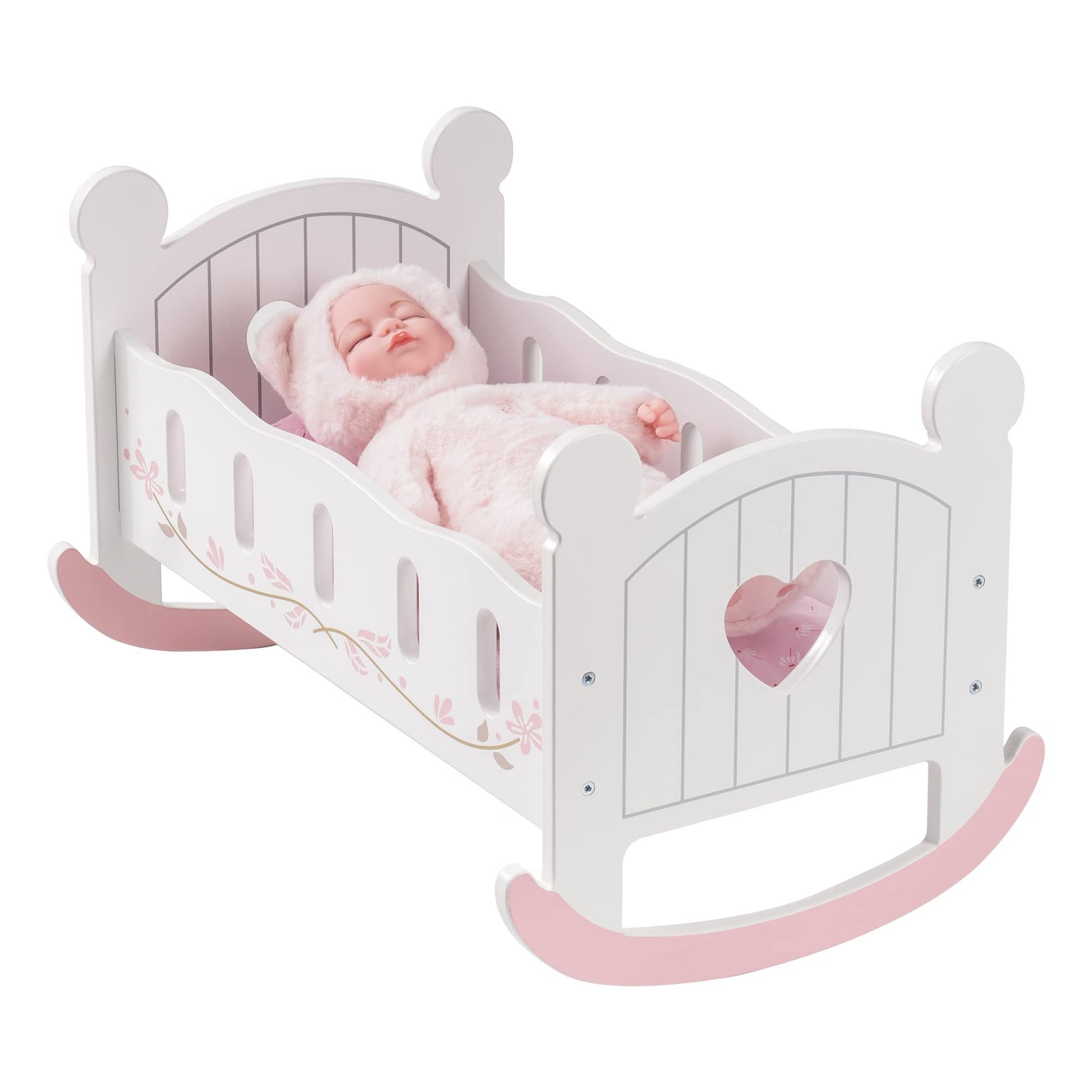 Wooden Doll Cradle - Little Luppo