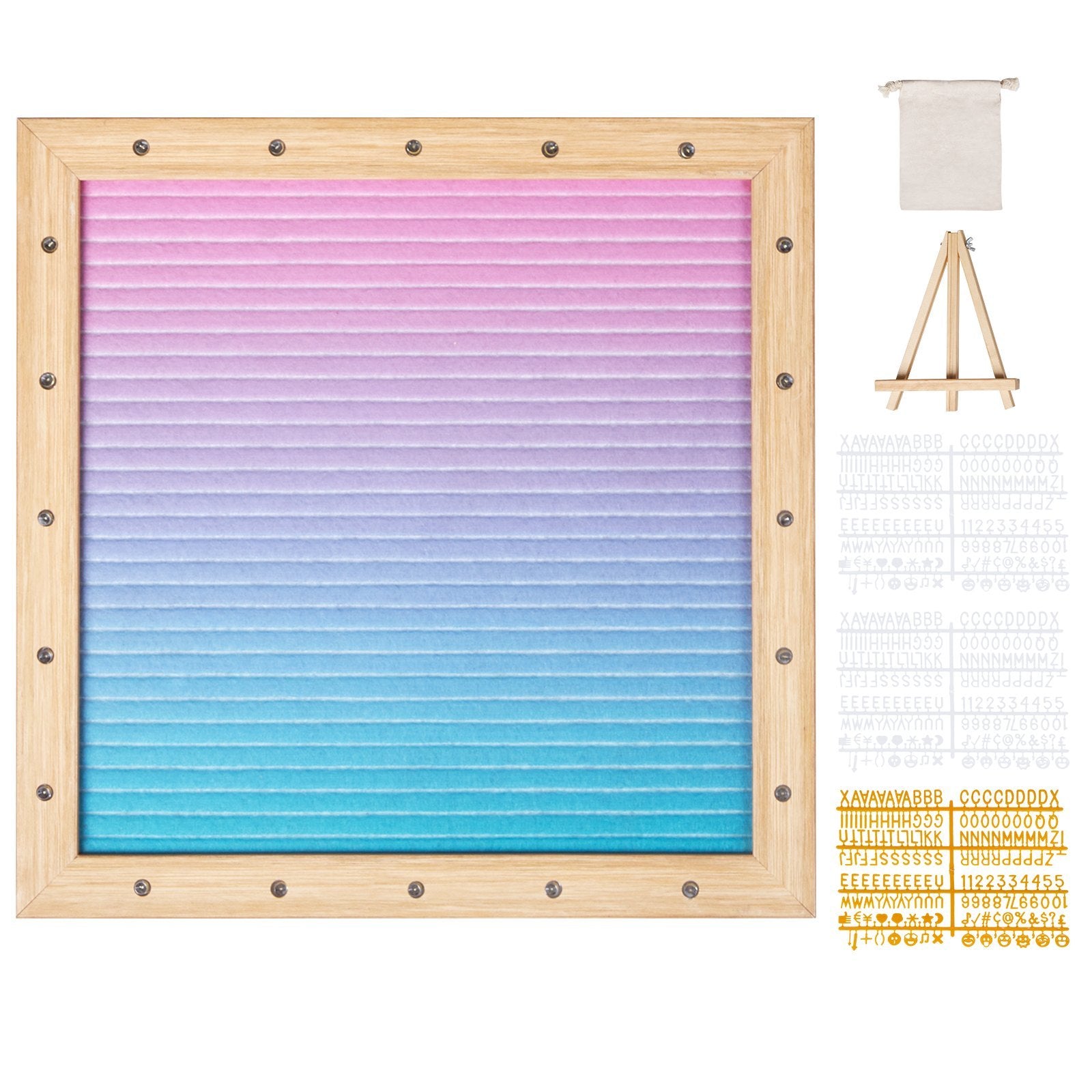 Gradient LED Felt Letter Board - Little Luppo